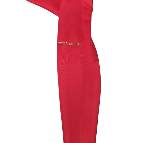 Antigua Red Full-Zip Jacket With Semper Fi Emblem Women's Medium - Picture 8 of 10